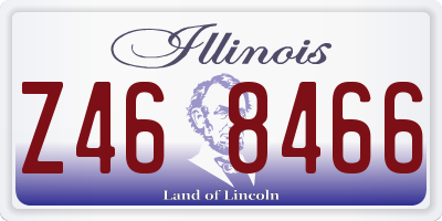 IL license plate Z468466
