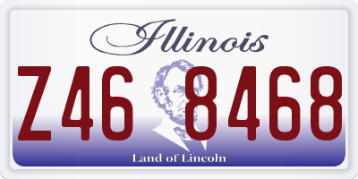 IL license plate Z468468