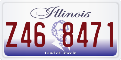 IL license plate Z468471
