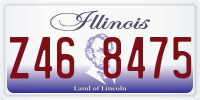 IL license plate Z468475