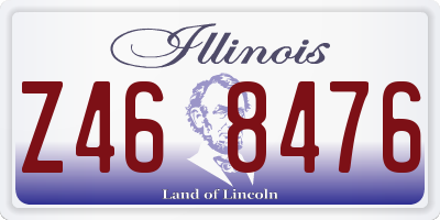 IL license plate Z468476