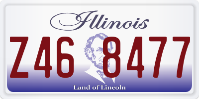 IL license plate Z468477