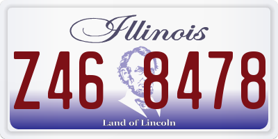 IL license plate Z468478