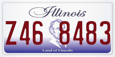 IL license plate Z468483