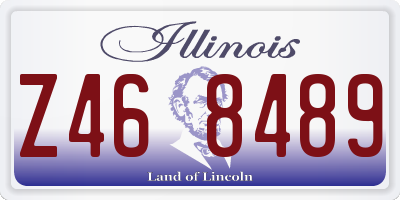IL license plate Z468489