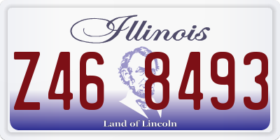 IL license plate Z468493