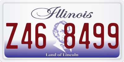 IL license plate Z468499