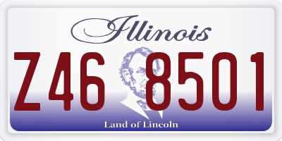 IL license plate Z468501