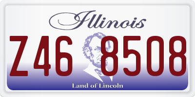 IL license plate Z468508