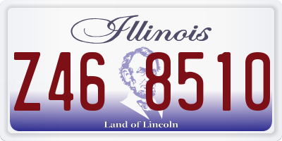 IL license plate Z468510