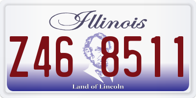 IL license plate Z468511