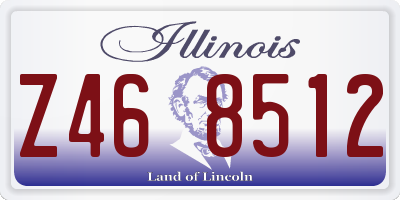 IL license plate Z468512