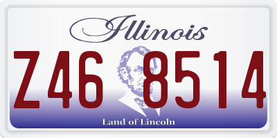 IL license plate Z468514