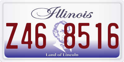 IL license plate Z468516