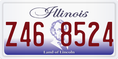 IL license plate Z468524