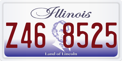 IL license plate Z468525