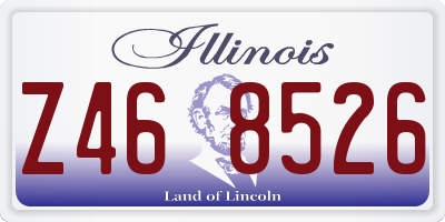 IL license plate Z468526