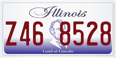 IL license plate Z468528