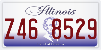 IL license plate Z468529