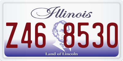 IL license plate Z468530