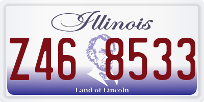 IL license plate Z468533