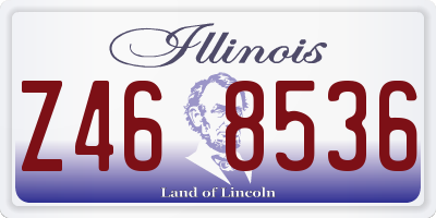 IL license plate Z468536
