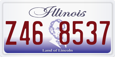 IL license plate Z468537