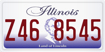 IL license plate Z468545
