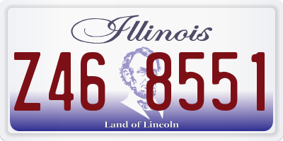 IL license plate Z468551