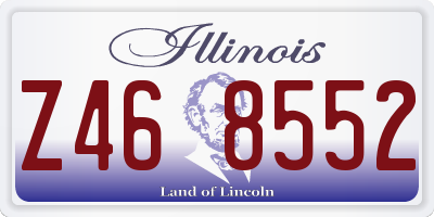 IL license plate Z468552