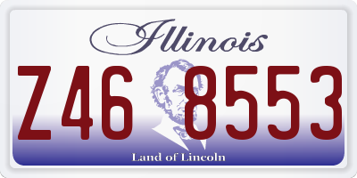 IL license plate Z468553
