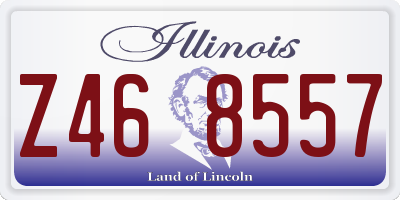 IL license plate Z468557
