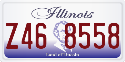 IL license plate Z468558