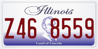 IL license plate Z468559