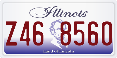 IL license plate Z468560