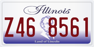 IL license plate Z468561