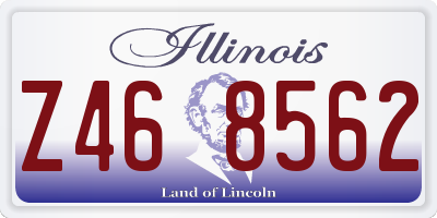 IL license plate Z468562