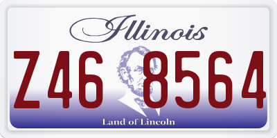 IL license plate Z468564