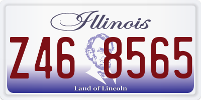 IL license plate Z468565
