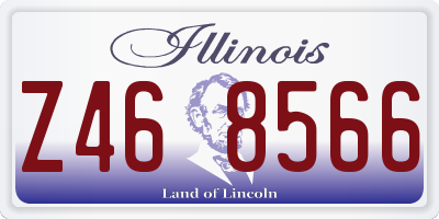 IL license plate Z468566