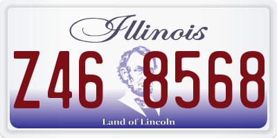 IL license plate Z468568