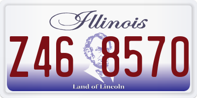 IL license plate Z468570