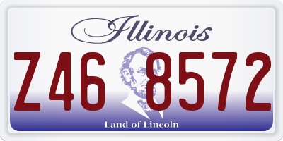 IL license plate Z468572