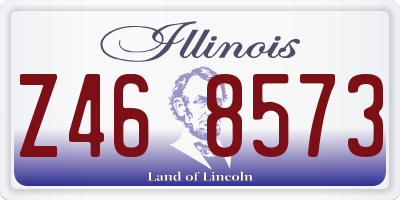 IL license plate Z468573