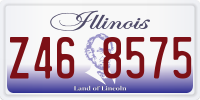 IL license plate Z468575