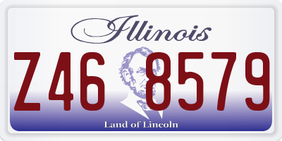 IL license plate Z468579
