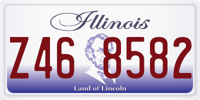 IL license plate Z468582