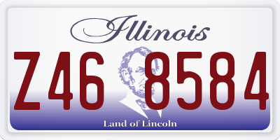 IL license plate Z468584