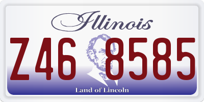 IL license plate Z468585