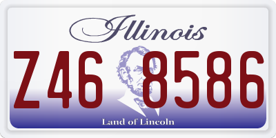 IL license plate Z468586